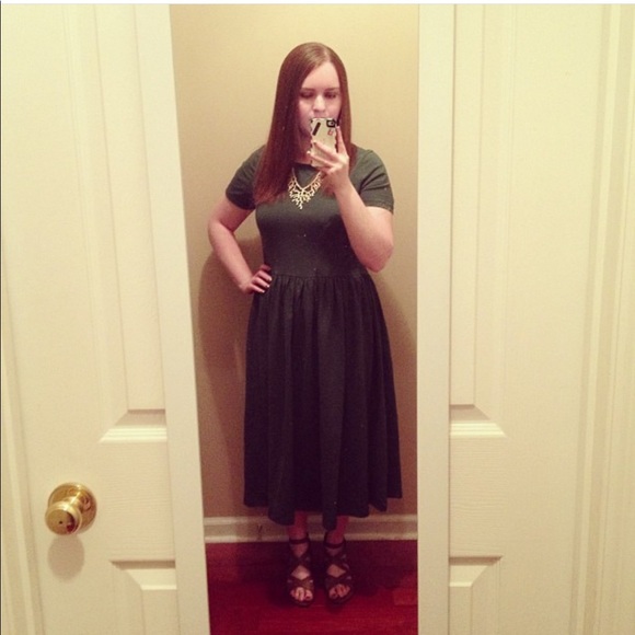 ASOS Midi Dress with Short Sleeves - Picture 2 of 6